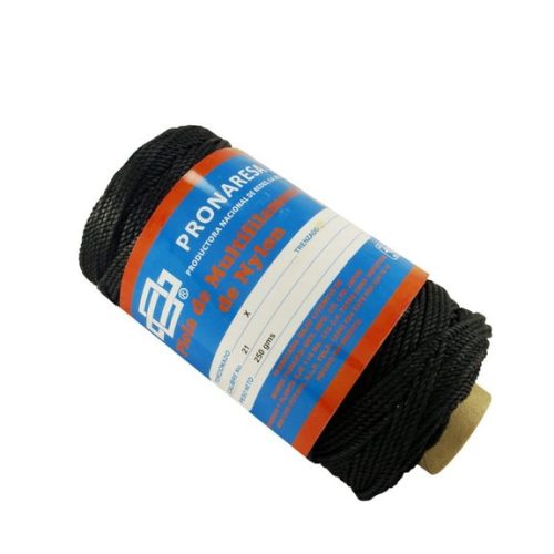 PIOLA NYLON NEGRA CALIBRE #21