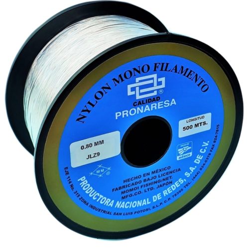 HILO MONOFILAMENTO PRONARESA 0.80x500 BLANCO