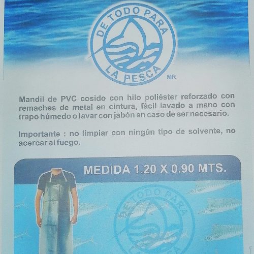 MANDIL MICA TRASPARENTE